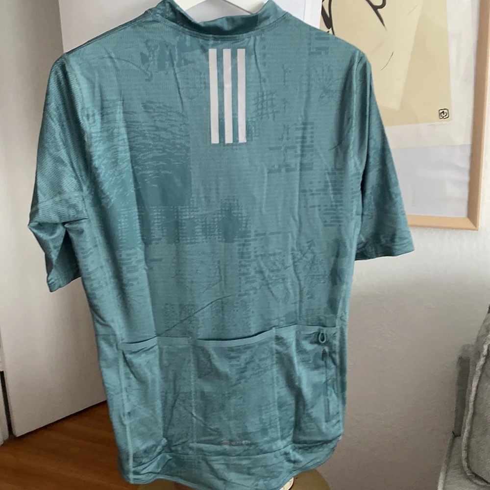 Adidas Cycling Jersey PARLEY Tech breathable Size m - Picture 9 of 14